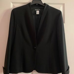 Black women’s dress coat/blazer.
